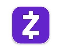 a purple and white icon with the letter z on it