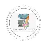 simple sweet cakes logo